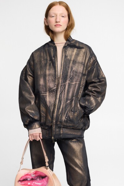CAMPERA BOMBER Negro