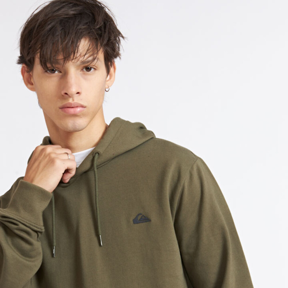 Quiksilver Buzo Polar con Capucha BASIC HOODIE Hombre - Marrón Marron