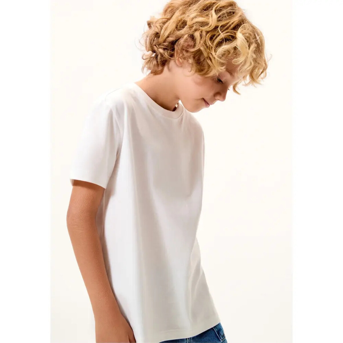 CAMISETA MM MASC - BEGE CLARO 