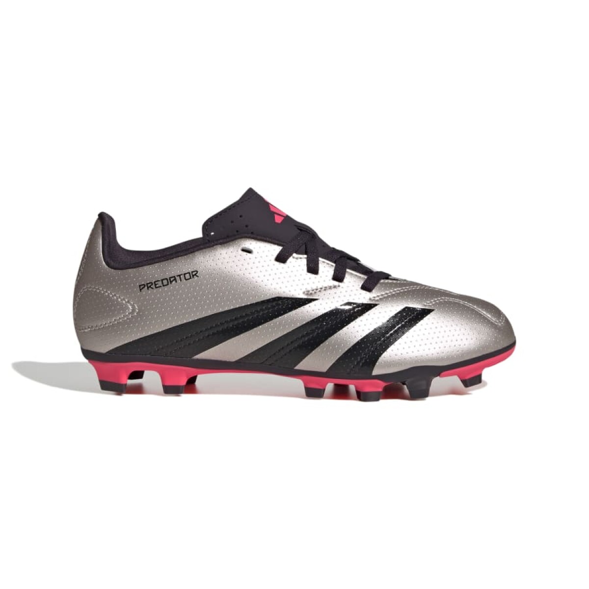Championes Adidas Fútbol Predator Club de Niños - IF6423 - Plata-negro 