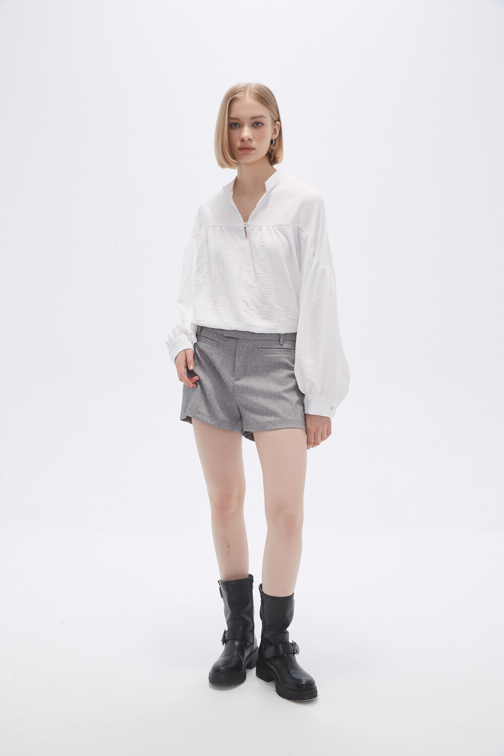 Short Pupsi Gris Medio