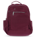 Mochila Miss Carol con cierres metalicos AZURITA Rojo