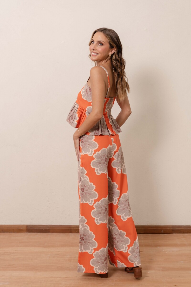 PANTALON PAULA TERRACOTTA BLOOM REVERIE PANTALON PAULA TERRACOTTA BLOOM REVERIE