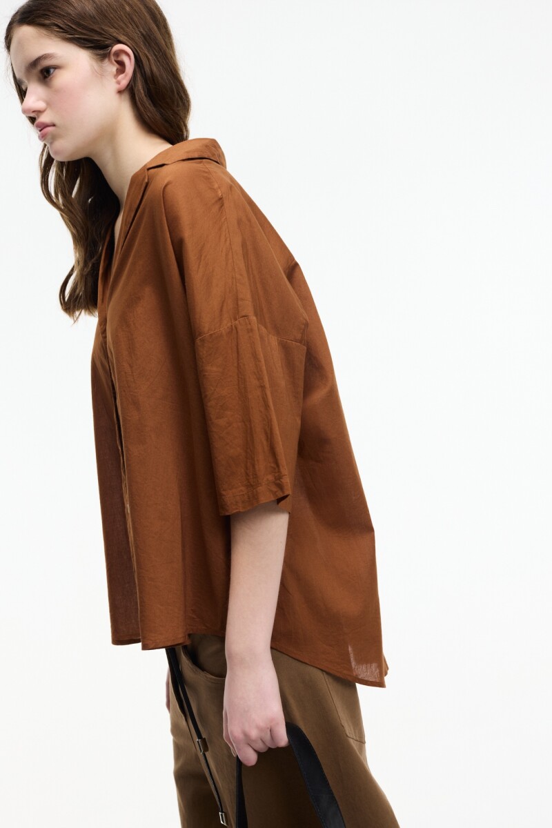 CAMISA CLARAO Camel