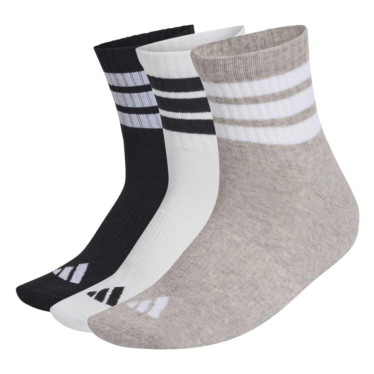 Medias 3S Essentials Cid 3 Pack Unisex - Gris 