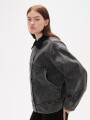 Campera Ralon Gris Oscuro