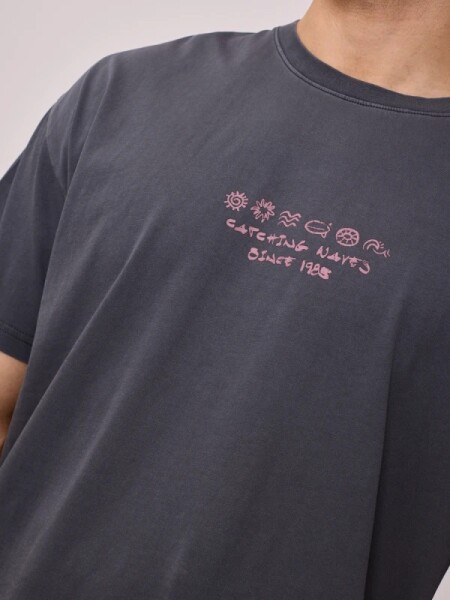 T-SHIRT RUSTY OLINE GRIS
