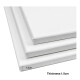 Set 4 Lienzos Bastidor Para Pintura Artesanía Decoración Blanco