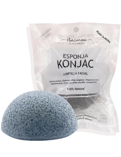 Esponja Facial Konjac Arcilla Negra Esponja Facial Konjac Arcilla Negra