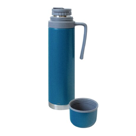 Set Comet Termo Acero Inoxidable 750ML + Mate 160ML W7535 AZUL-PIEDRA