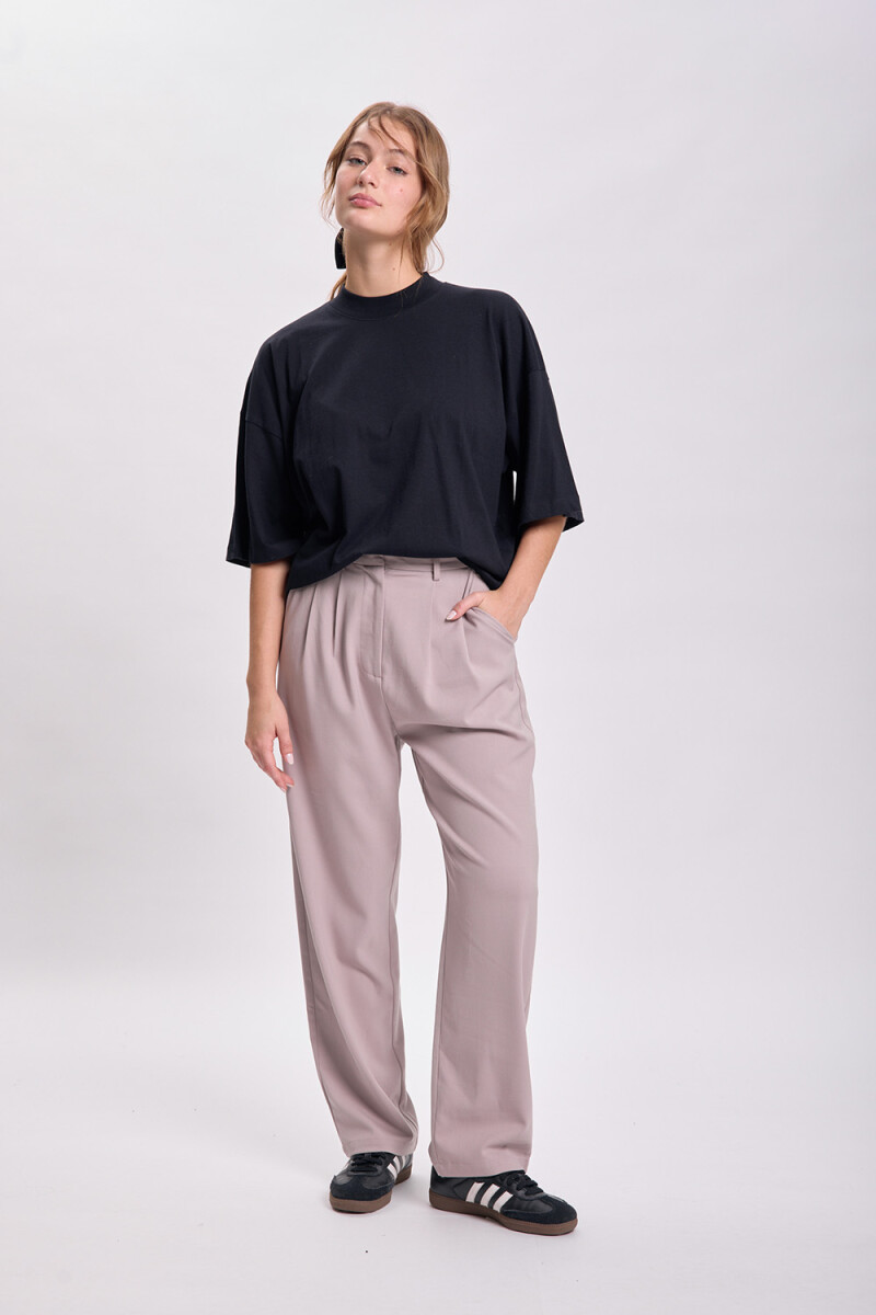 Pantalón vestir carrot Visón