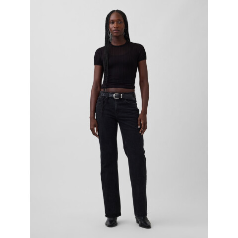 RELAXED STRAIGHT BLK PETAL BLACK ELLIS