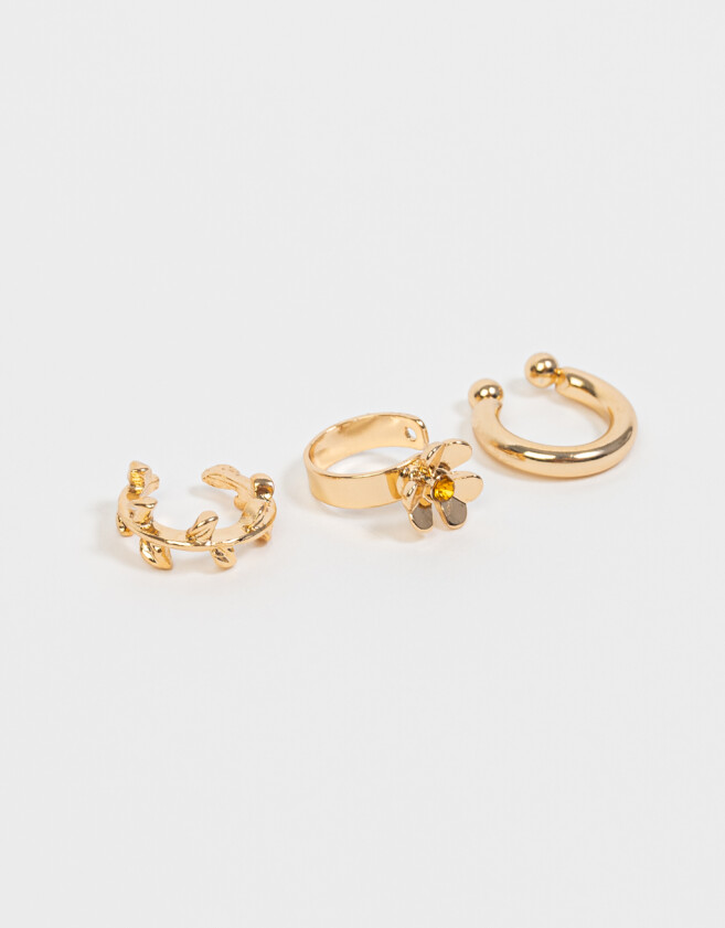 Bijou Cuff Set Set De Cuffs - Dorado