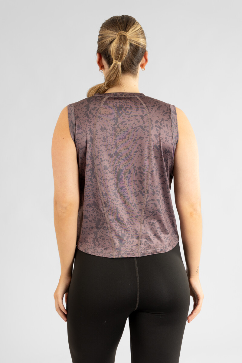 Style top cleo Marron