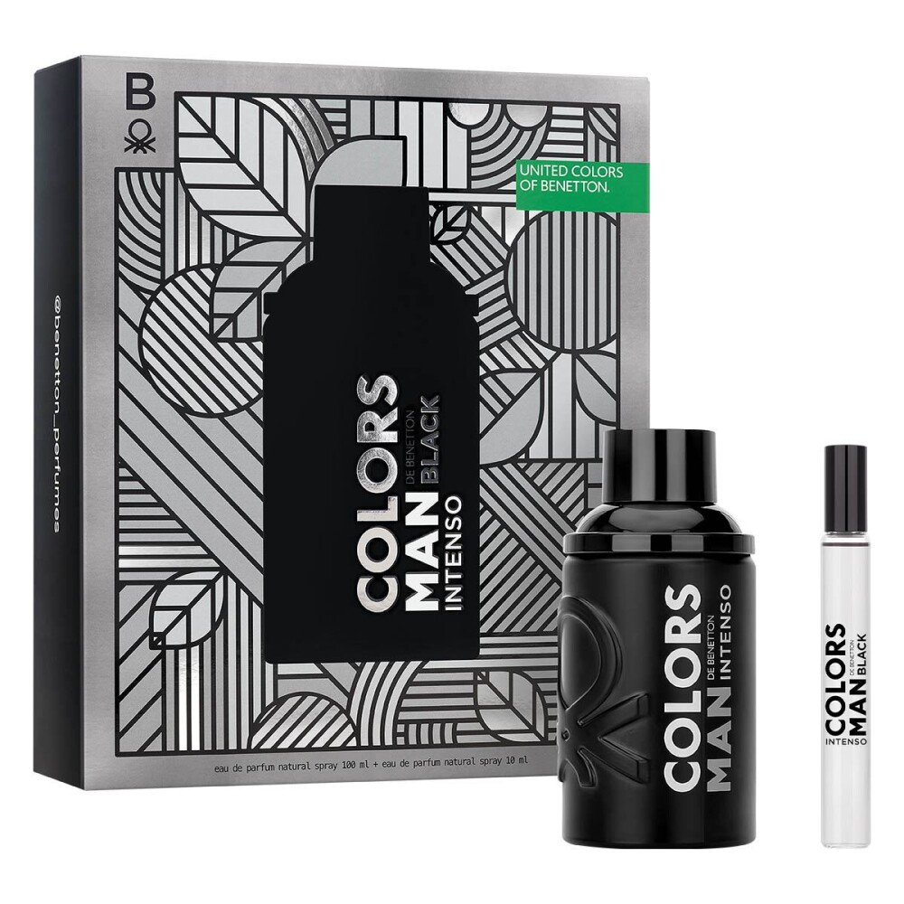 Benetton Colors Black Intense Eau de Parfum Set 100 ml + Miniatura 10 ml Benetton Colors Black Intense Eau de Parfum Set 100 ml + Miniatura 10 ml