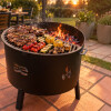 Fogón Flama 60 cm con parrilla media luna removible Fogón Flama 60 cm con parrilla media luna removible