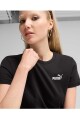 REMERA PUMA DAMA LOGO TEE Negro