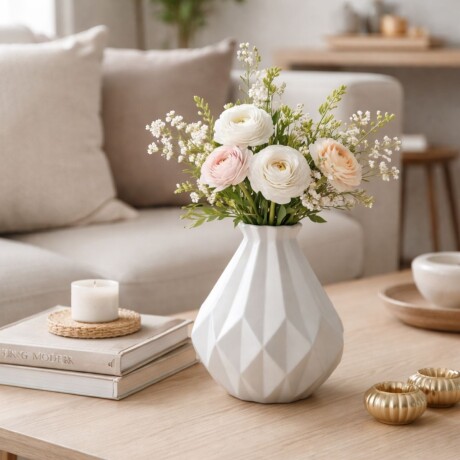 DECORACION ORIGAMI Blanco - UNICO