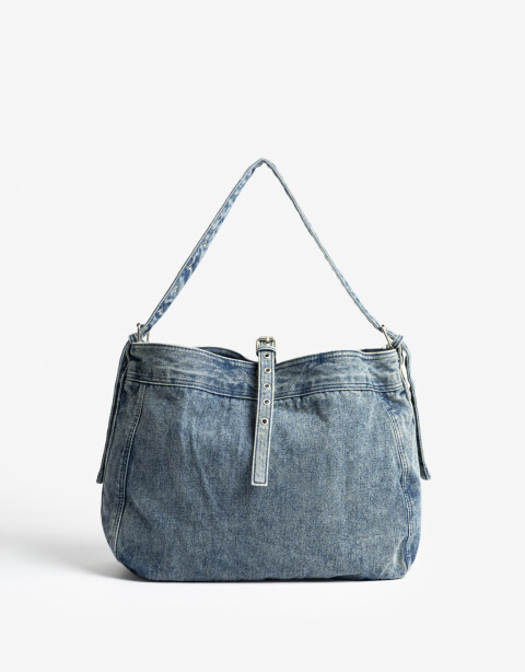 Saca Saca De Denim - Azul Gastado