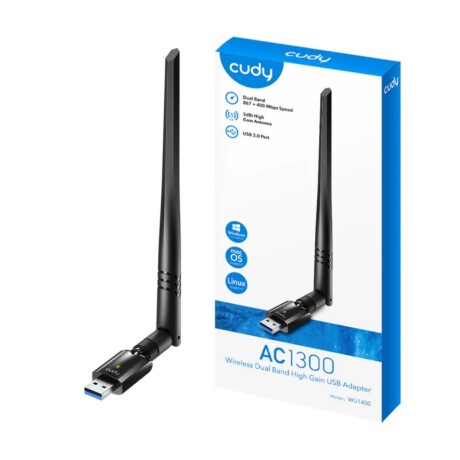 Adaptador Cudy Wifi AC1300 Doble Banda 001