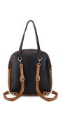 MOCHILA CLARA NEGRO Y SUELA
