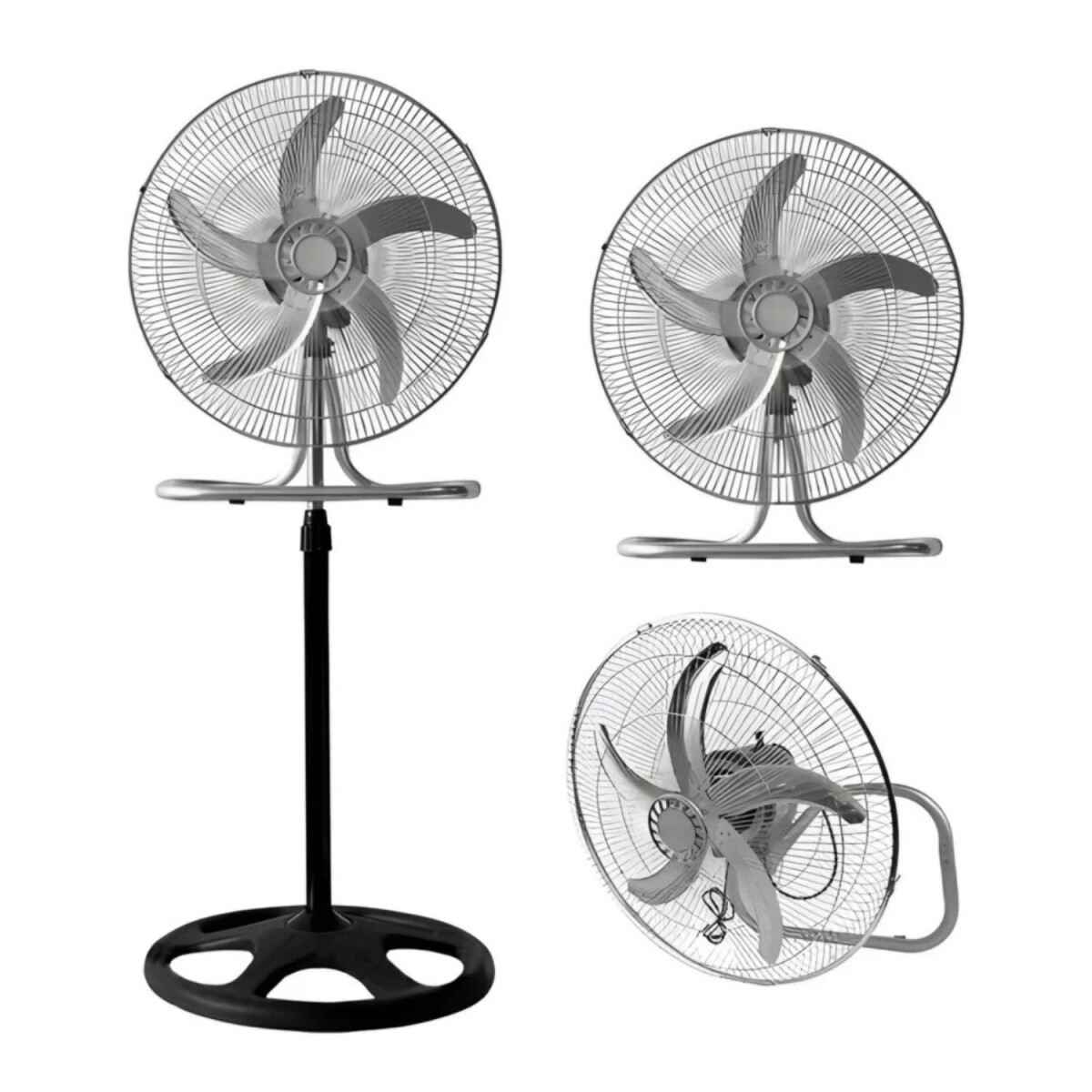 Pack x2 Ventiladores Goldtech 3-1 Con 5 Asp Metálicas 