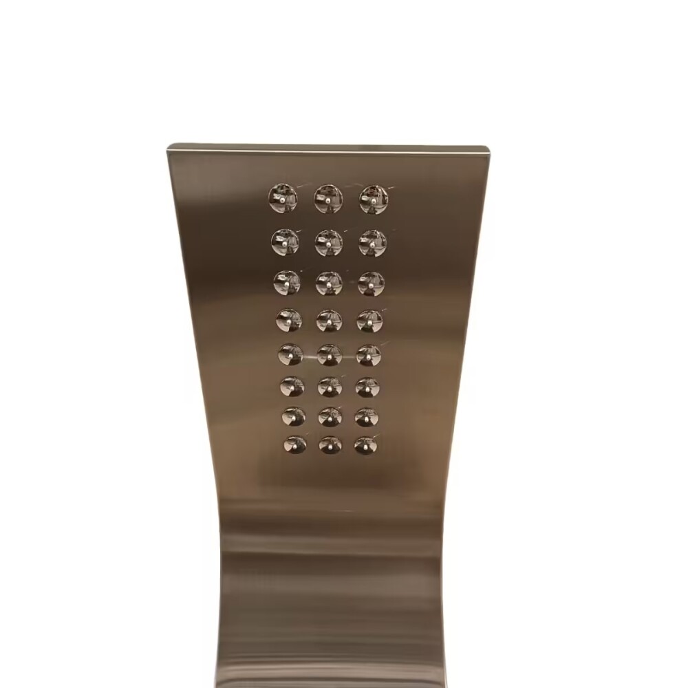 Panel de ducha monocomando exterior con transferencia, 4 vías ducha escocesa OXFORD Cromado Panel De Ducha Monocomando Exterior Con Transferencia, 4 Vías Ducha Escocesa Oxford Cromado