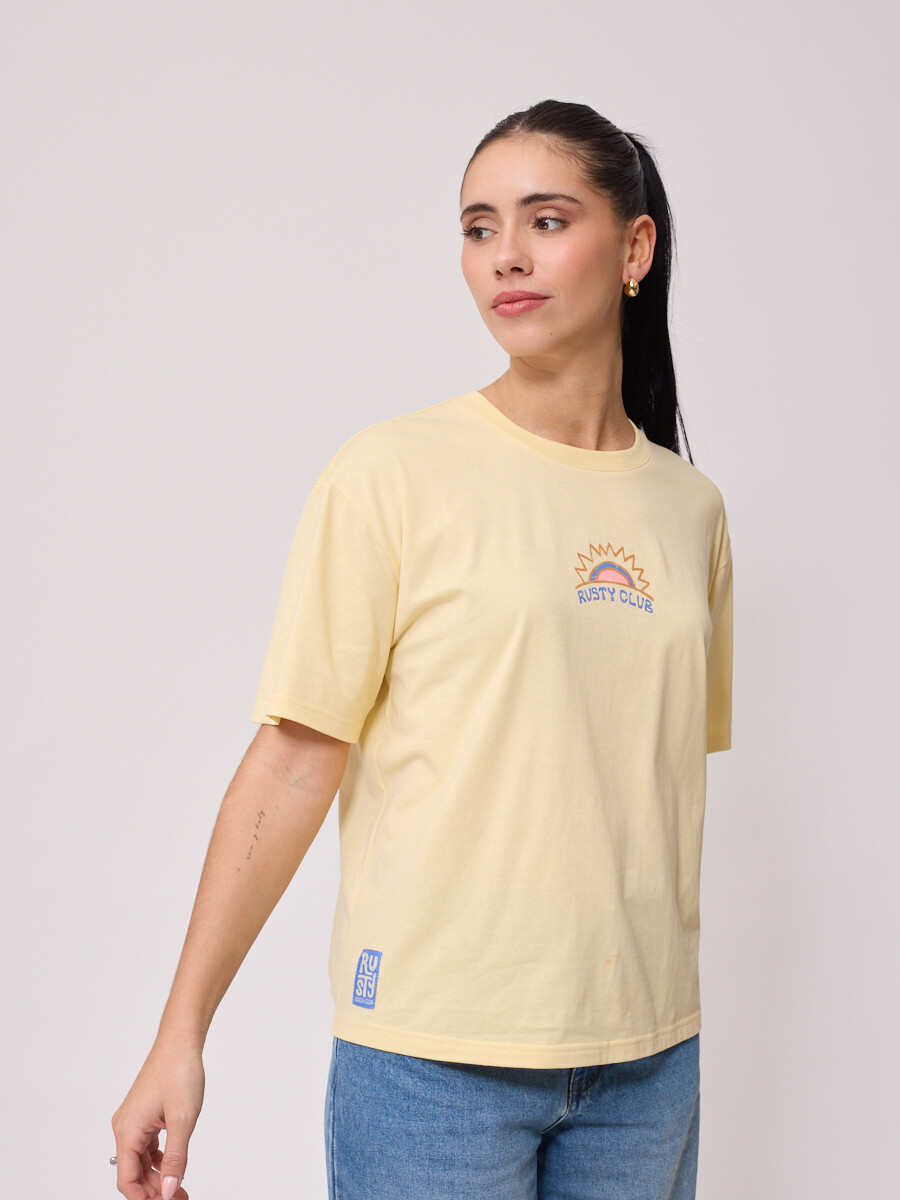 T-SHIRT SOLAT RUSTY - Amarillo 