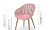 Silla de exterior - Nassau Rosa