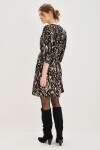 Vestido Cocktail Ikat Negro