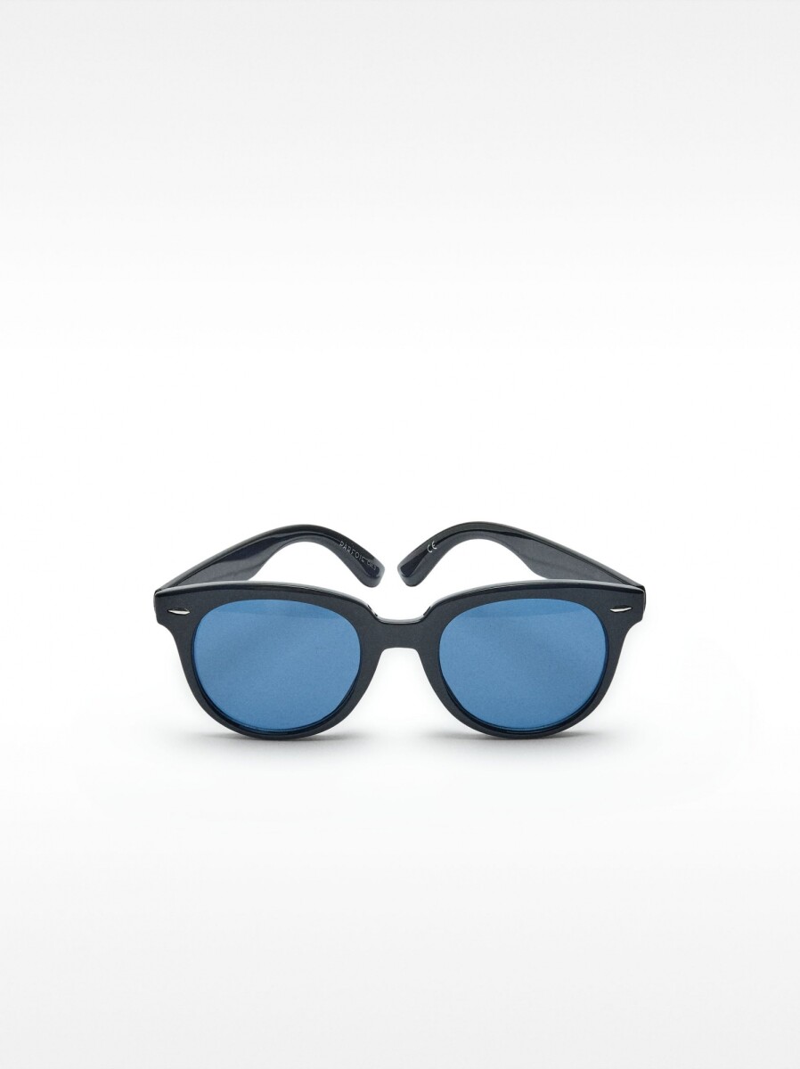 Gafas De Sol Redondas - negro 