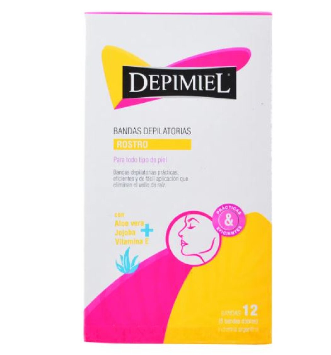 Depimiel Cera Depilatoria Bandas Corporales 6 Bandas Dobles 