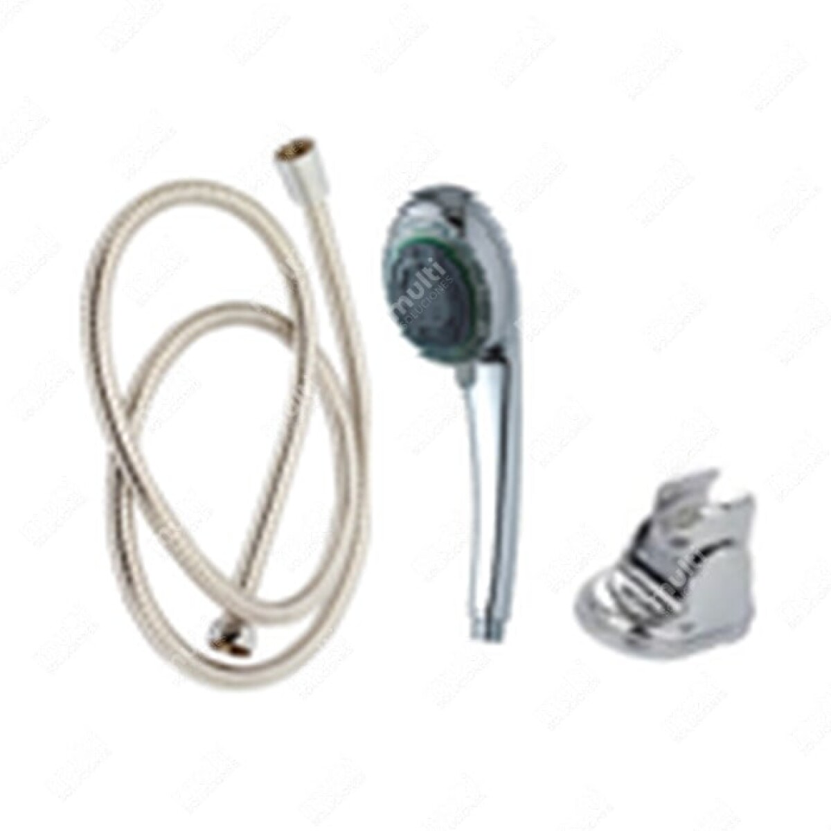 Ducha telefono cromada 3 funciones flexible 1.50mt 