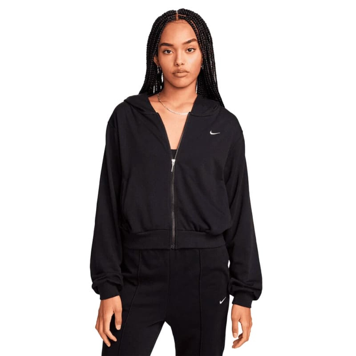 Campera Nike Chill Terry de Mujer - FN2415-010 - Negro 