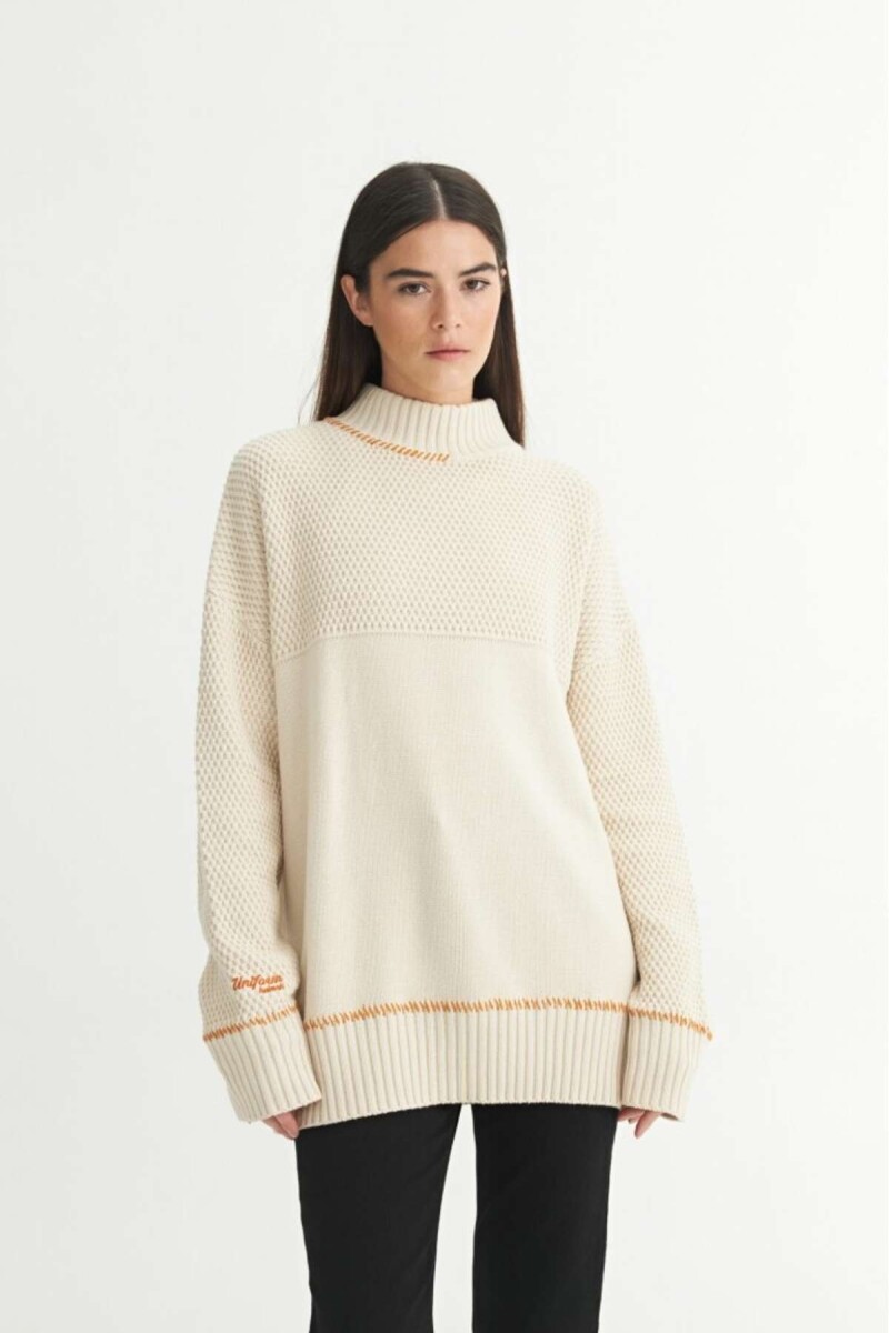 Buzo punto Aurora - Crudo 