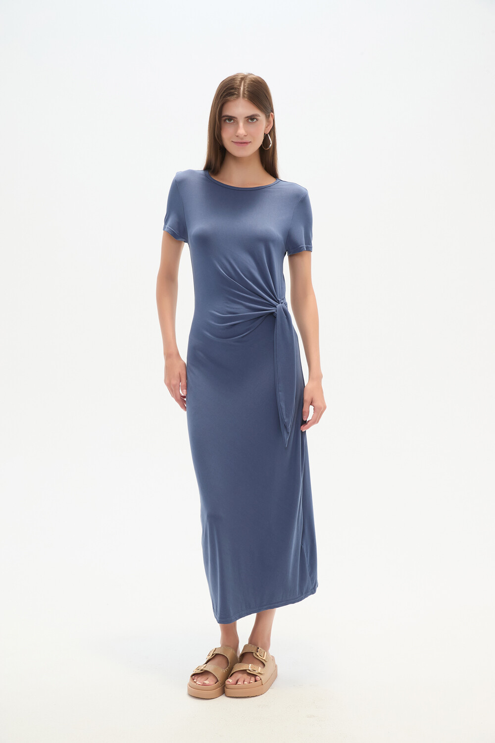 Vestido Pascul Azul Piedra