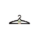 PACK DE PERCHAS PLASTICAS X 5 UNIDADES NEGRO