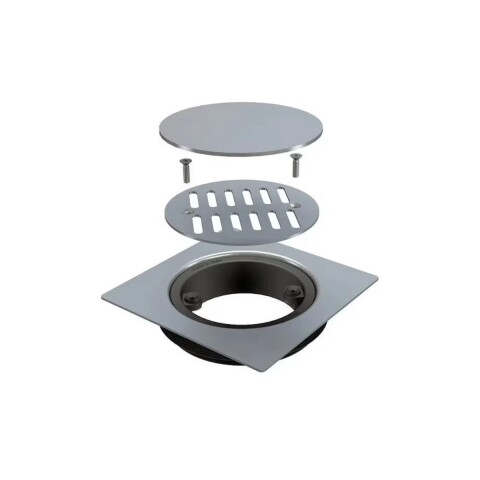 Rejilla acero inox. Bonomini 15x15 con tapa Rejilla Acero Inox. Bonomini 15x15 Con Tapa