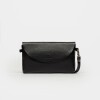 Mini Bag Viena En Cuero Liso Satinado Negro