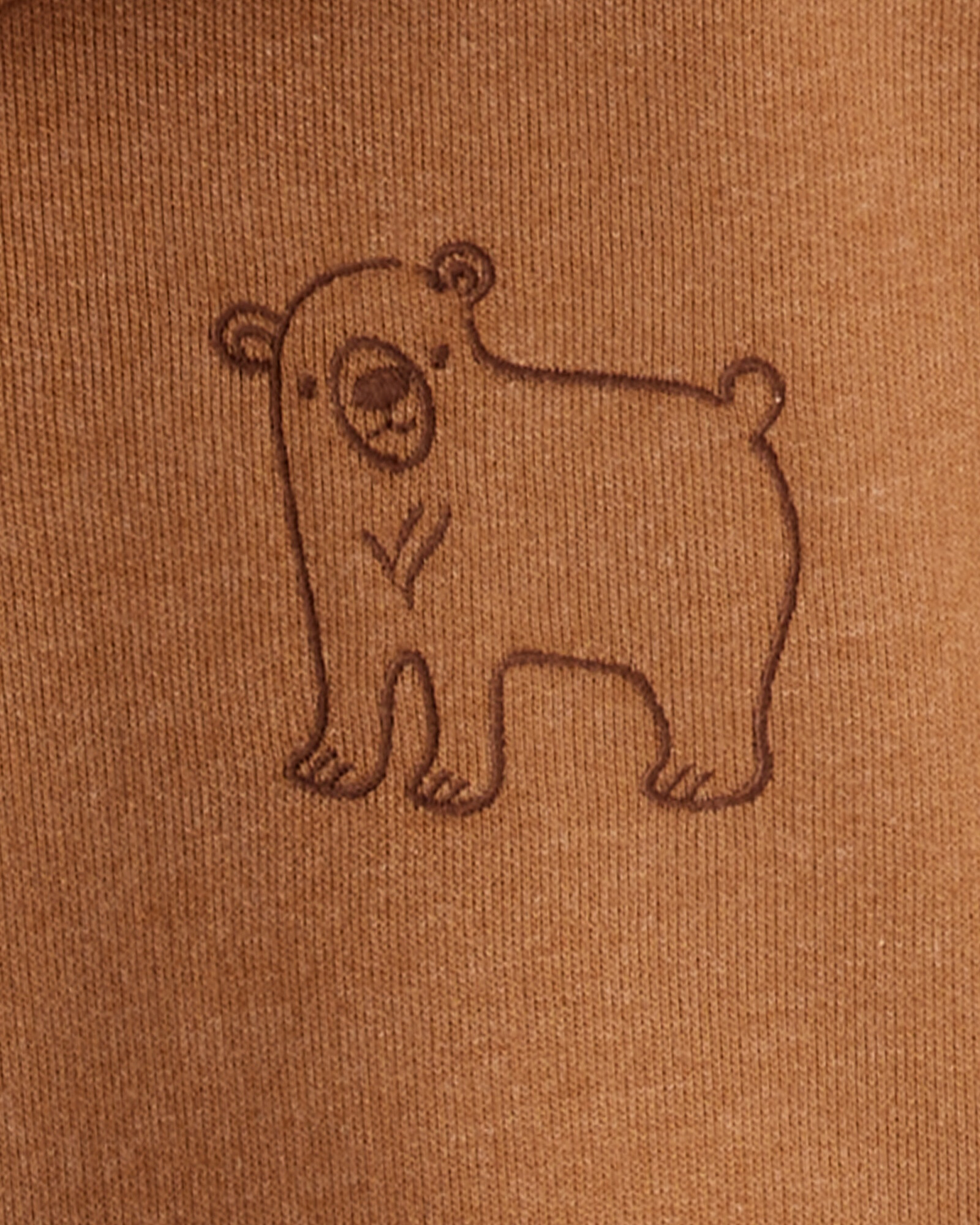Set dos piezas de algodón, pantalón y canguro, diseño osos. Talles 2-5T Sin color