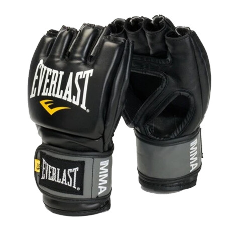 Guantillas Everlast C/ Dedos Mma Artes Marciales Negro