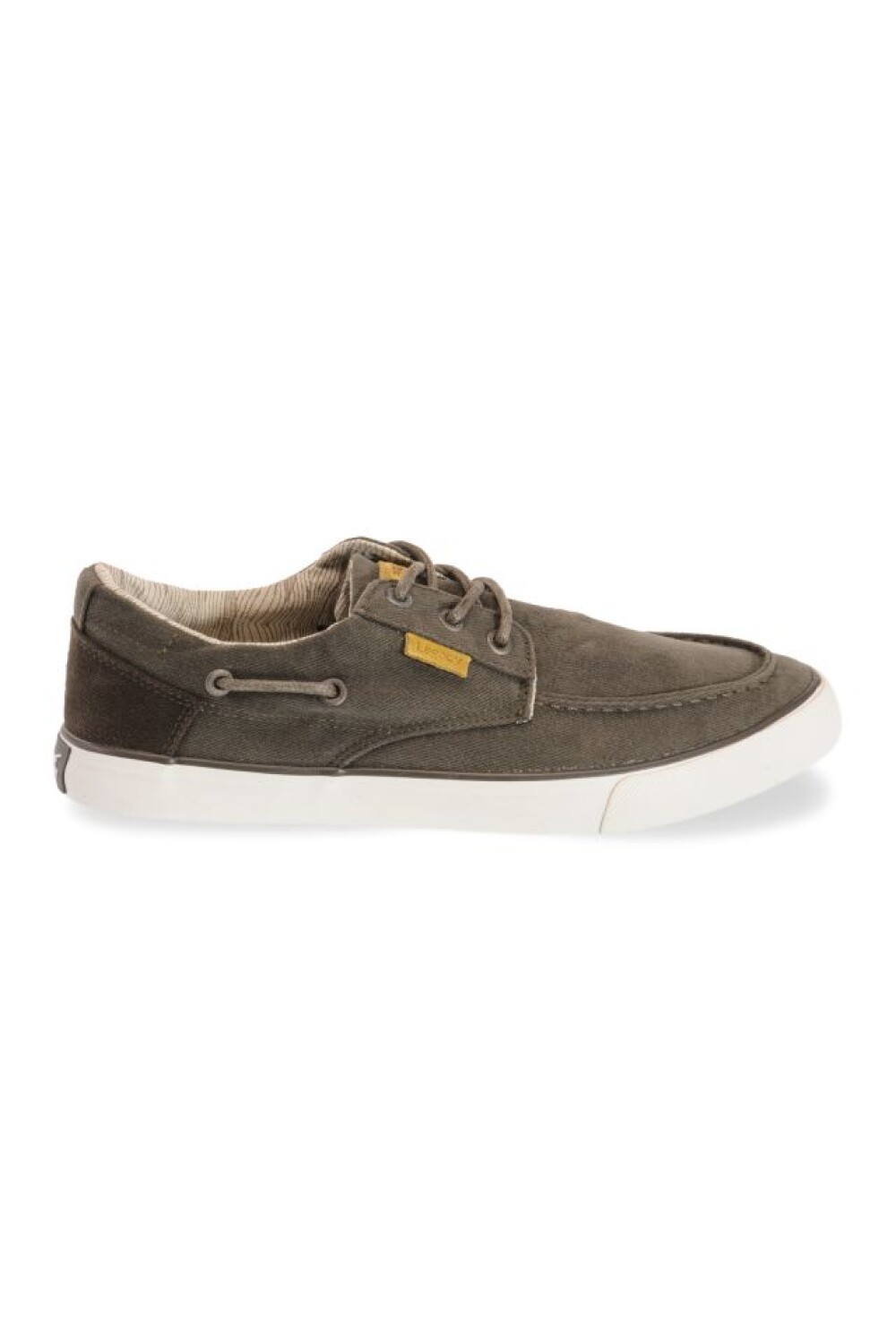 ZAPATO NÁUTICO EN CANVAS BICOLOR Gris
