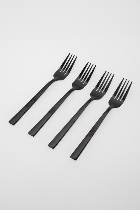 Tenedor Set 4 Un. Ebano