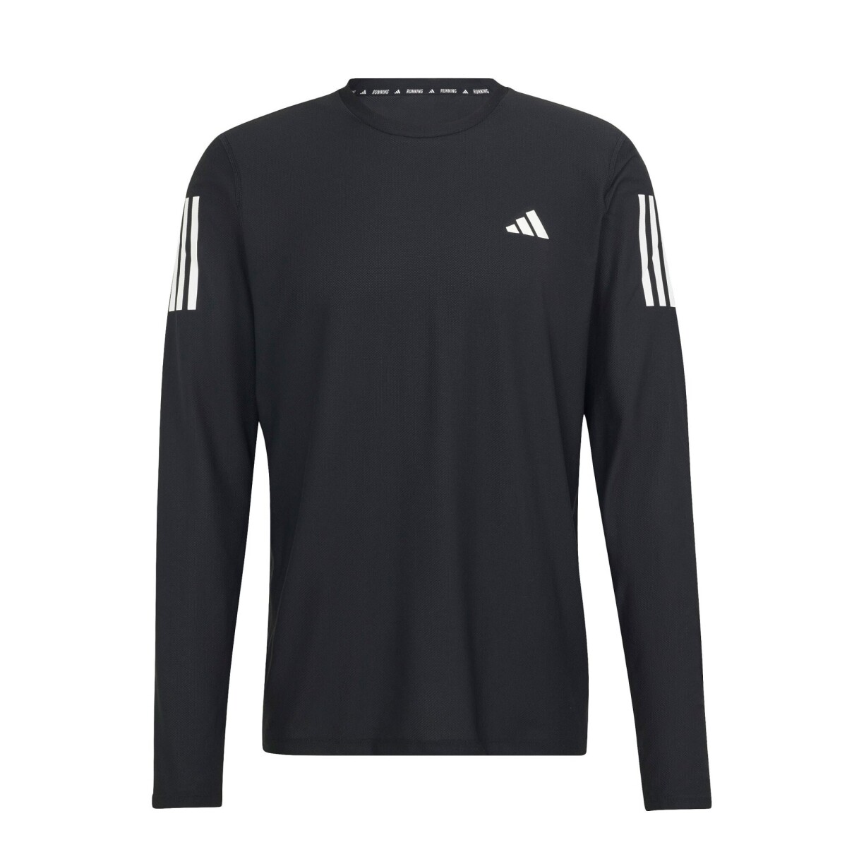 Remera de Hombre Adidas Own The Run M/Larga - Negro - Blanco 