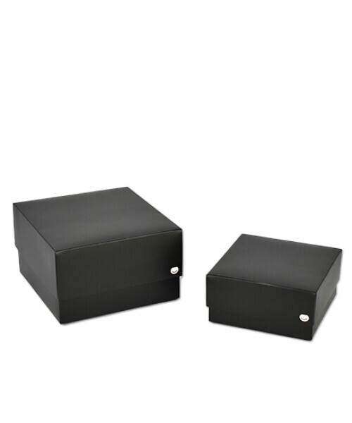 Caja laminada 04 - 12x12x6 cm NEGRO