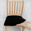 Funda de almohadón de silla negro