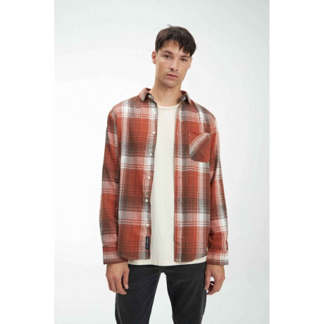 Camisa Ajoshua Ladrillo