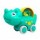 Dinocar Autito Dinosaurio Rodante Auto Plástico Bebé Huanger Verde