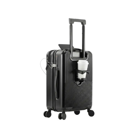 Valija rigida Lumax Sapporo con portavaso Negro