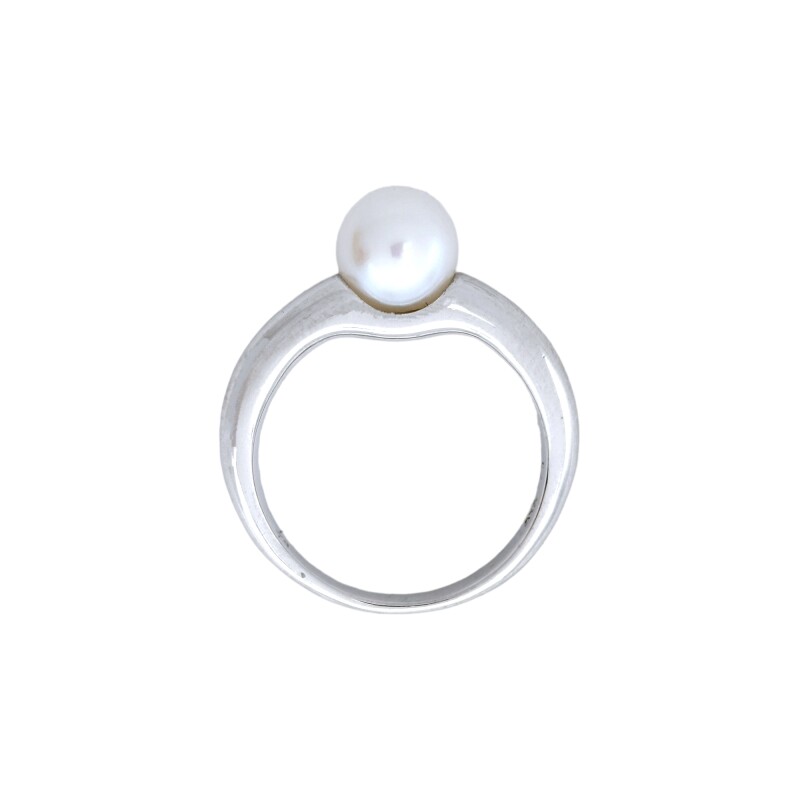 Anillo Solitario-Plata 925-Perla-AN3346 conperla